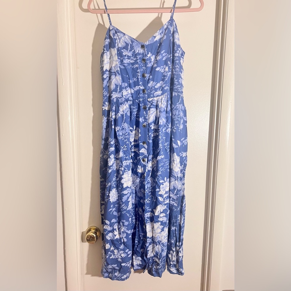 H&M Blue Floral Dress